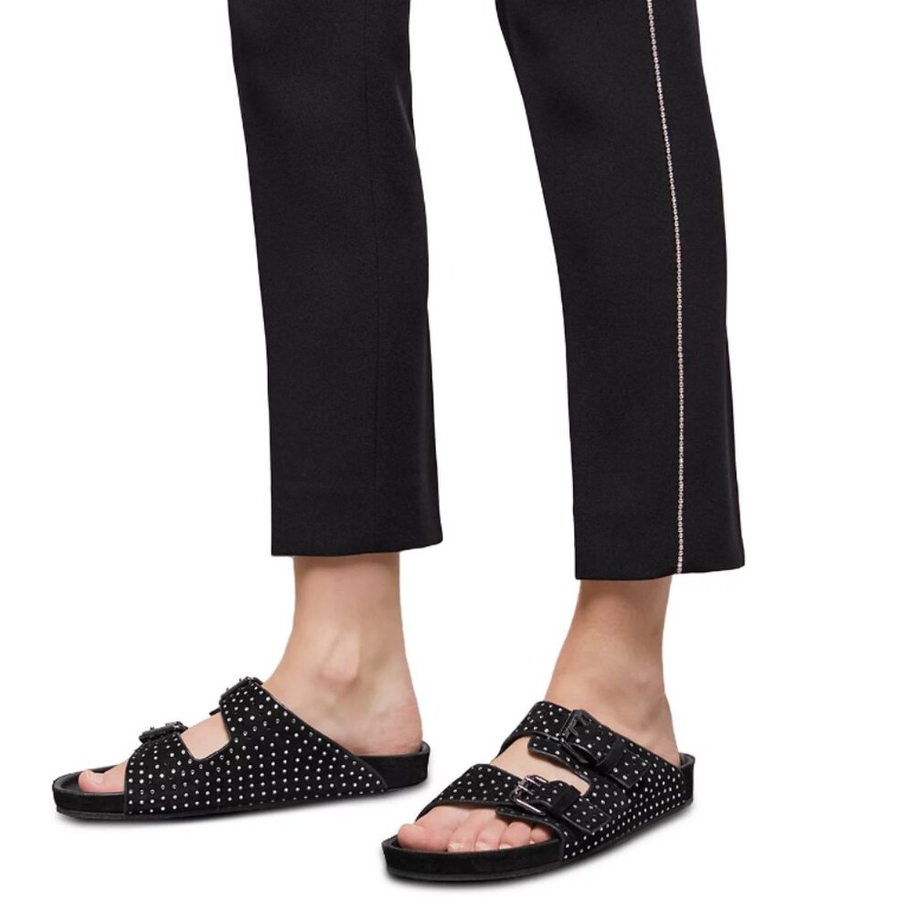 Slip On Buckled Slide Sandals The Kooples